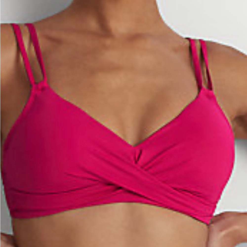 Lauren Ralph Lauren Twist-Front Bikini Top